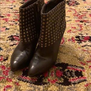 Studded Enzo Anglioni stiletto boots